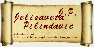 Jelisaveta Pilindavić vizit kartica